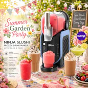 NINJA SLUSHI FROZEN DRINK MAKER - ARTIC BLUE & GREY