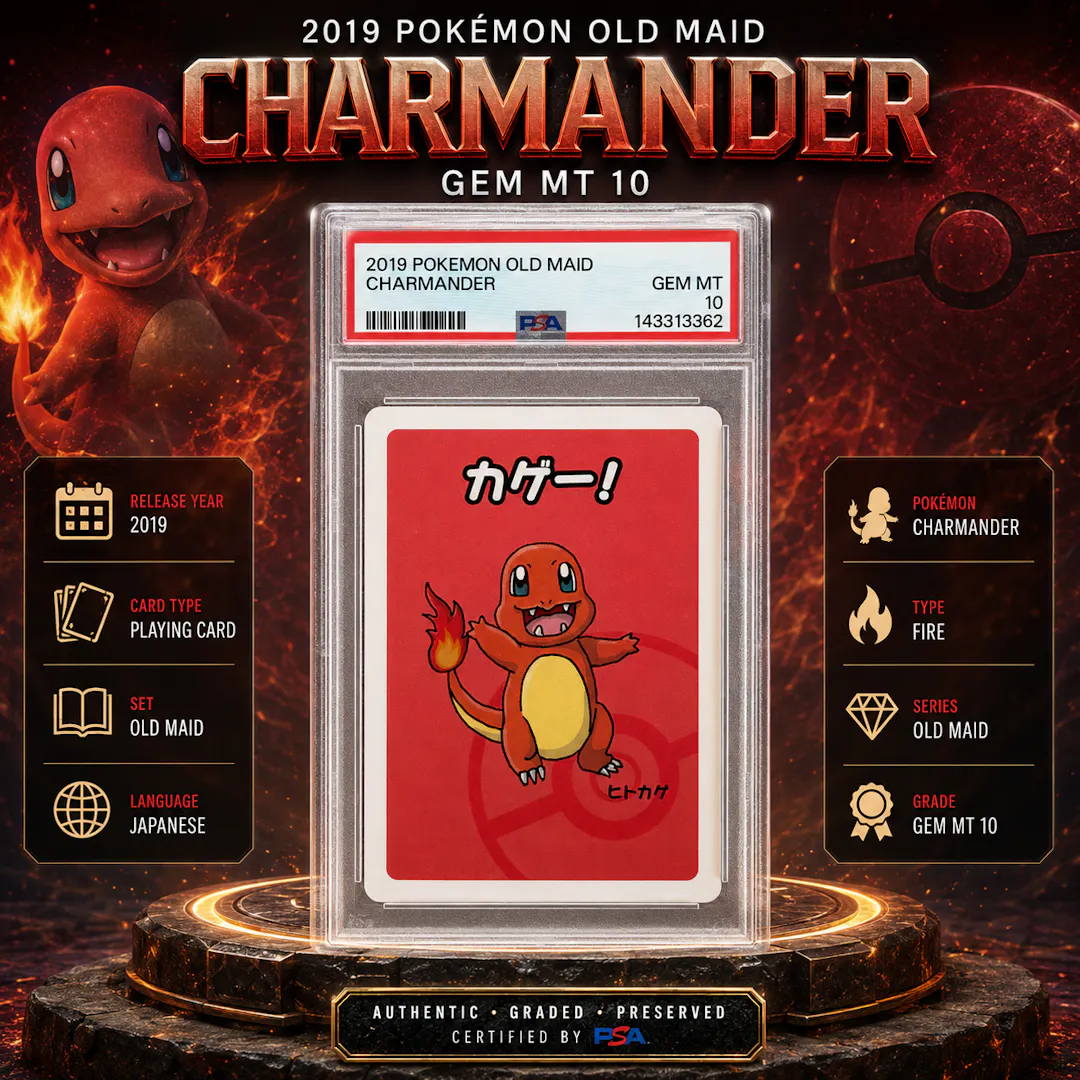 PSA 10 2019 POKÉMON OLD MAID 6-CARD JAPANESE COLLECTION