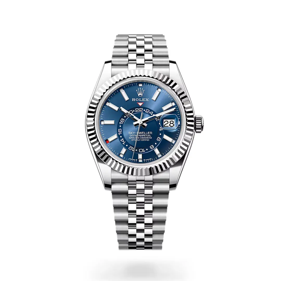 NEW 2026 ROLEX SKY-DWELLER WHITE GOLD BLUE DIAL OR £16,000