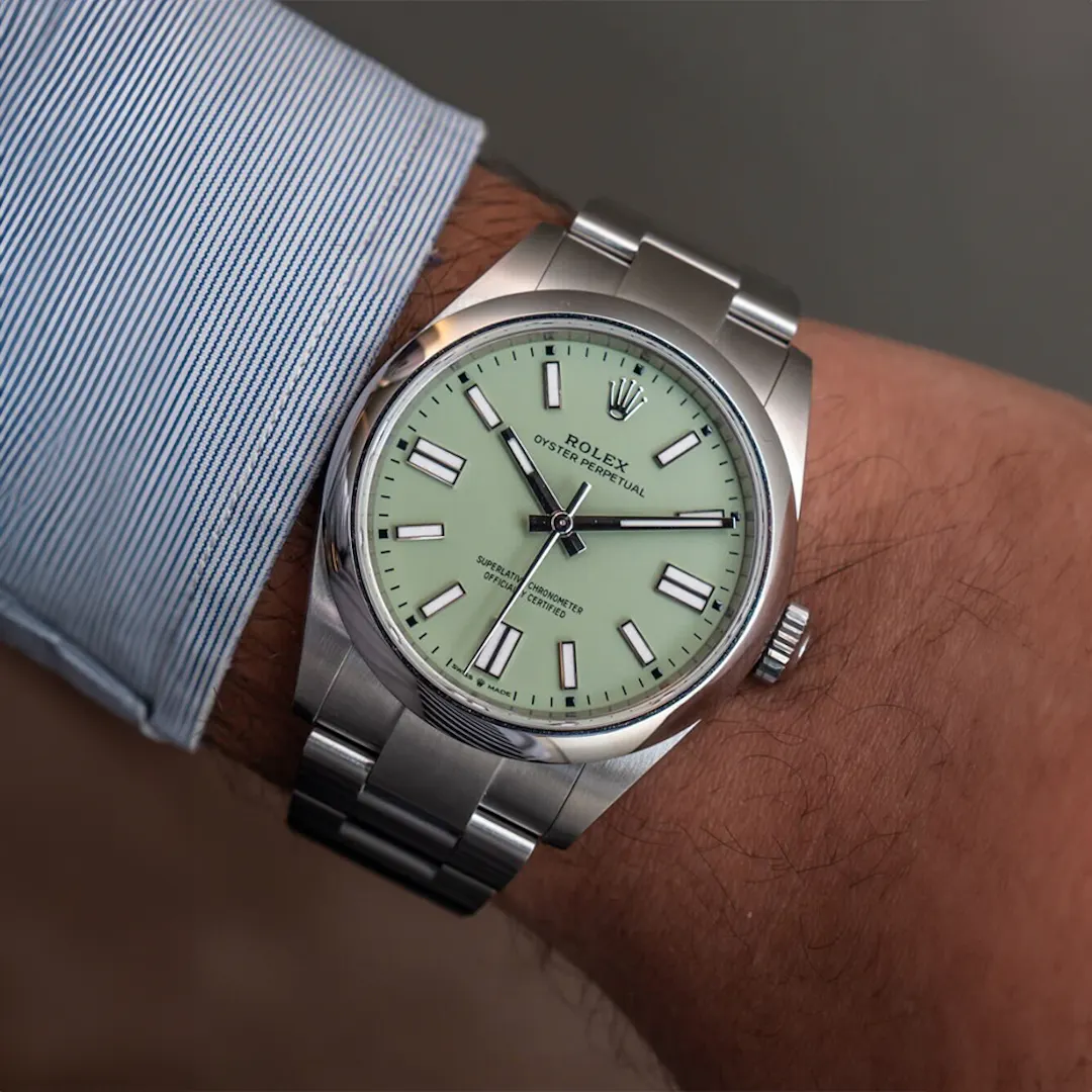 New 2026 Rolex 36MM OP PISTACHIO GREEN DIAL or £6,000