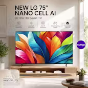 NEW LG 75" NANO CELL AI ULTRA HD SMART TV