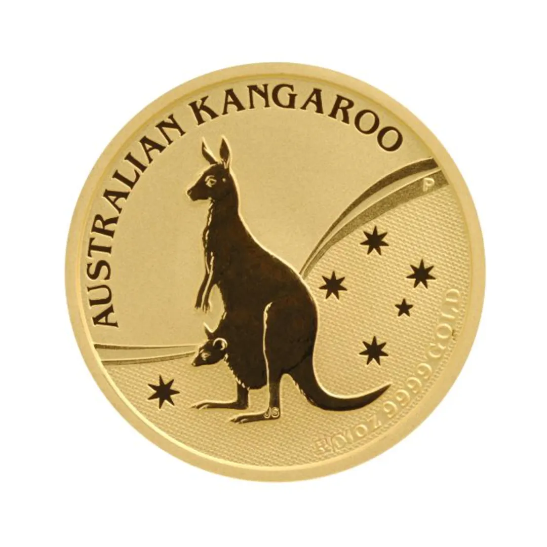 AUSTRALIAN NUGGET KANGAROO 1 OZ FINE GOLD COIN OR £2500