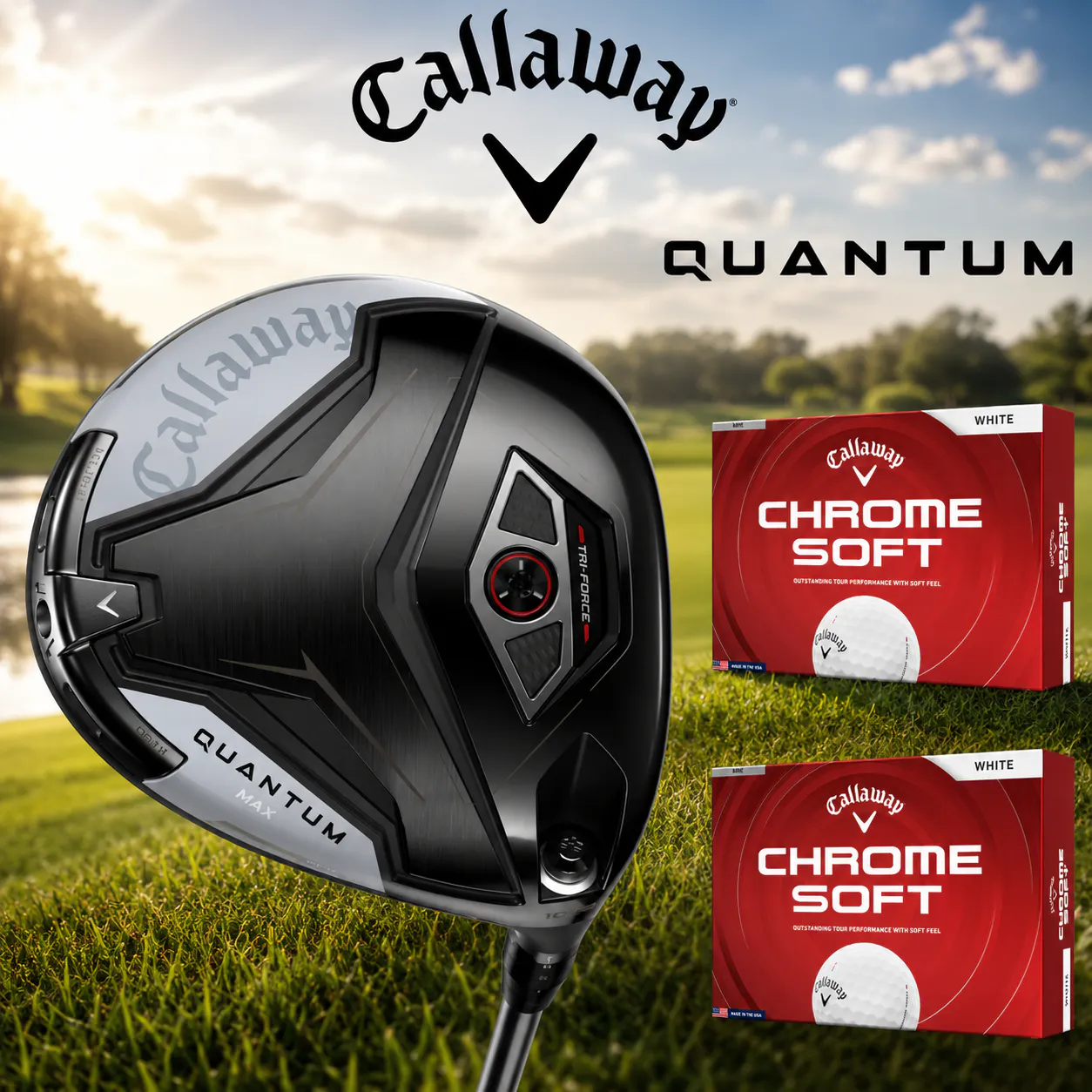 NEW 2026 CALLAWAY QUANTUM MAX DRIVER BUNDLE