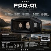 EXOD POD-01 AIR STATION – THE ULTIMATE INFLATABLE ADVENTURE SHELTER