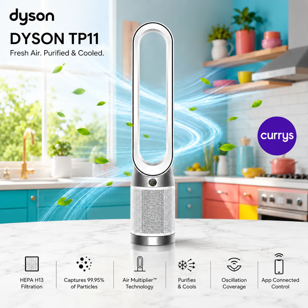 DYSON TP11 AIR COOLING PURIFIER - WHITE