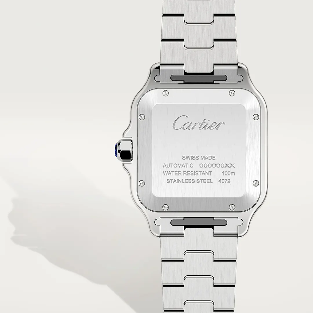NEW CARTIER SANTOS DE CARTIER WATCH WHITE DIAL WATCH LOW ODDS