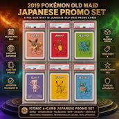 PSA 10 2019 POKÉMON OLD MAID 6-CARD JAPANESE COLLECTION