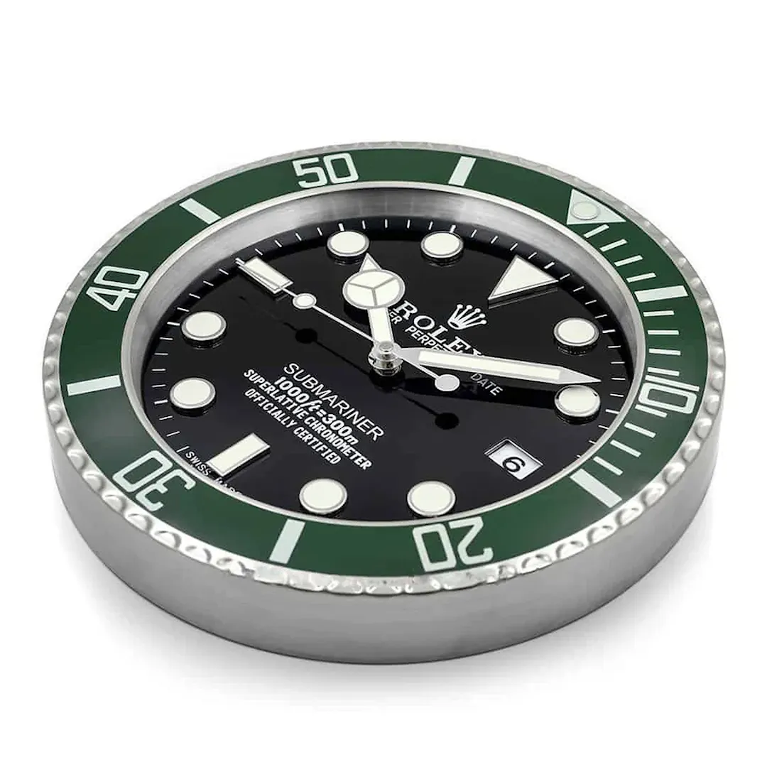 SUBMARINER ROLEX 'STARBUCKS' STYLE WALL CLOCK