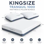 KINGSIZE TRANQUIL 1000 MATTRESS & PILLOW BUNDLE