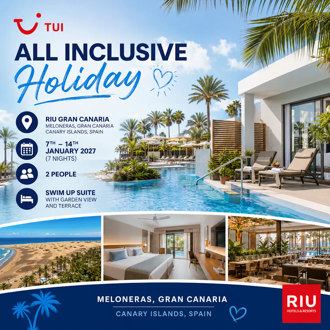 TUI ALL INCLUSIVE HOLIDAY RIU GRAN CANARIA, CANARY ISLANDS, SPAIN