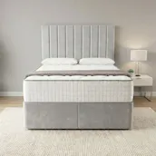 LUXURY OTTOMAN BED BUNDLE - FRAME, MATTRESS + CHOICE OF SIZE & FABRIC