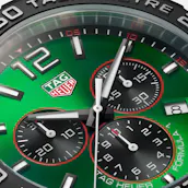 TAG HEUER FORMULA 1 43MM GREEN DIAL WATCH