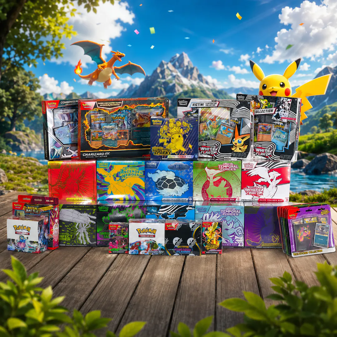 ENORMOUS NEW & SEALED POKÉMON TCG COLLECTION BUNDLE – ETBS, PREMIUM COLLECTIONS & MORE