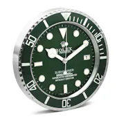 SUBMARINER HULK ROLEX STYLE WALL CLOCK | GREEN