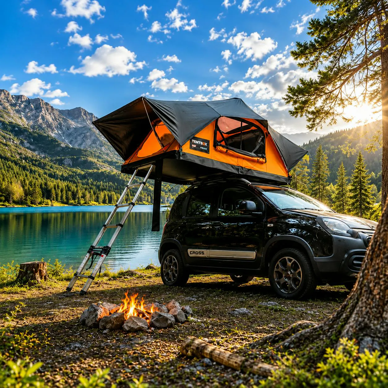 2026 TENTBOX LITE VEHICLE ROOFTENT - FOREST / SUNSET OR FLINT