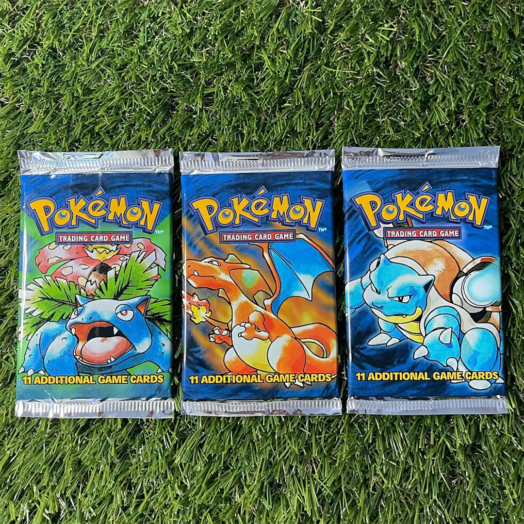 3 X SEALED POKEMON 1999 BASE SET BOOSTER PACKS