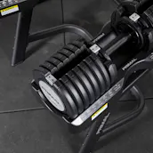 Primal 34kg Adjustable Dumbbell (Pair) With Stand