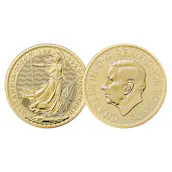 BRITANNIA 1OZ GOLD COIN 999.9 FINE GOLD OR £2500
