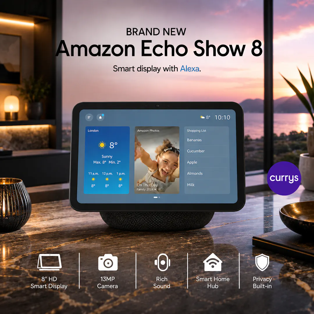 BRAND NEW AMAZON ECHO SHOW 8 SMART DISPLAY WITH ALEXA