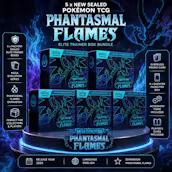 5 X BRAND NEW SEALED POKÉMON TCG PHANTASMAL FLAMES ETBS