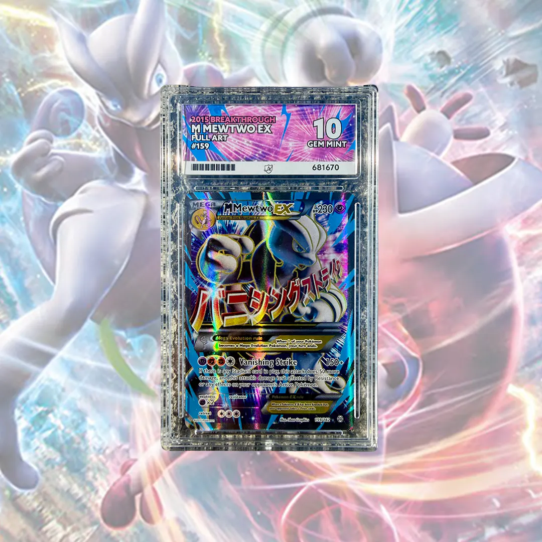 ACE 10 GEM MINT 2015 BREAKTHROUGH M MEWTWO EX  - POP 7 POKEMON or £1000