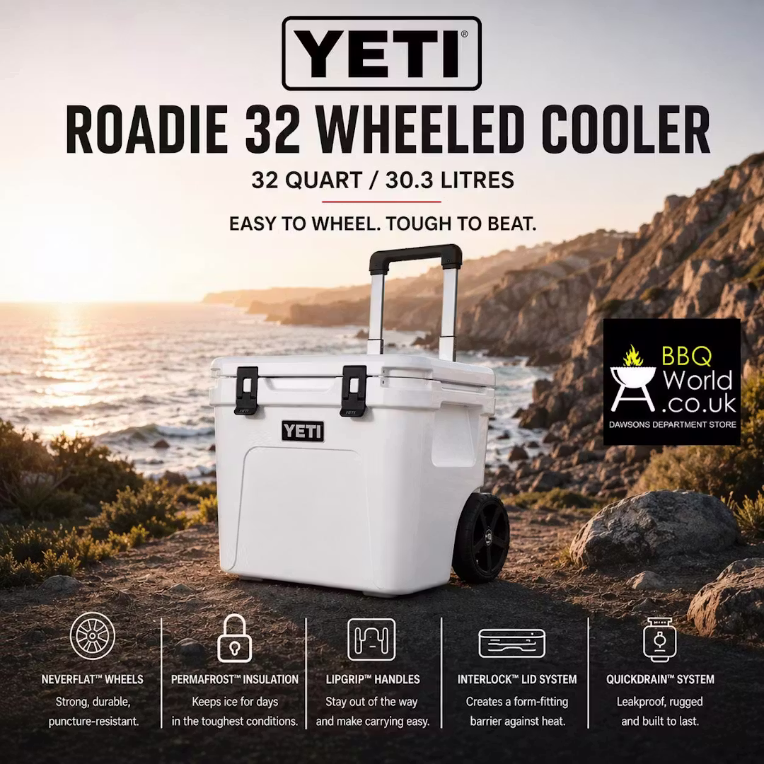 YETI ROADIE 32 WHEELED COOLER WHITE