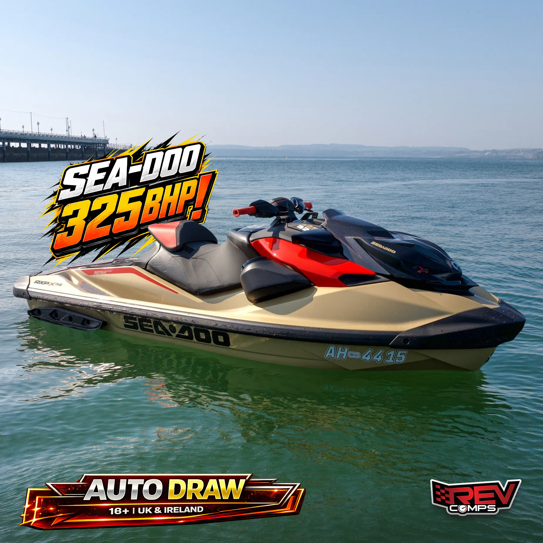 2025 Sea-Doo RXP-X RS 325BHP Jetski & Trailer OR £18,000