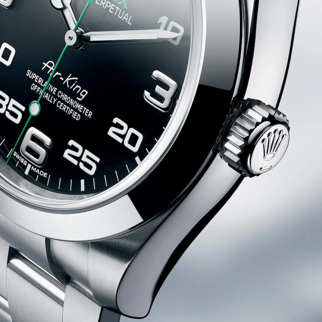 NEW ROLEX AIR KING 40MM BLACK DIAL or £5,000