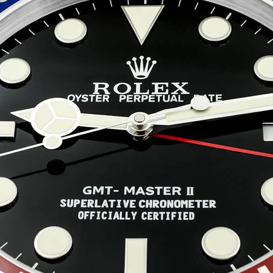 GMT MASTER II PEPSI ROLEX STYLE WALL CLOCK