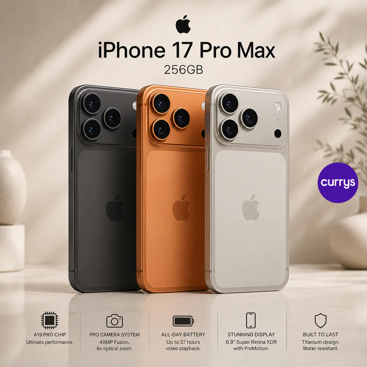 IPHONE 17 PRO MAX 256GB