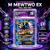 ACE 10 GEM MINT 2015 BREAKTHROUGH M MEWTWO EX  - POP 7 POKEMON or £1000