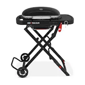 WEBER TRAVELER COMPACT PORTABLE GAS BBQ BUNDLE