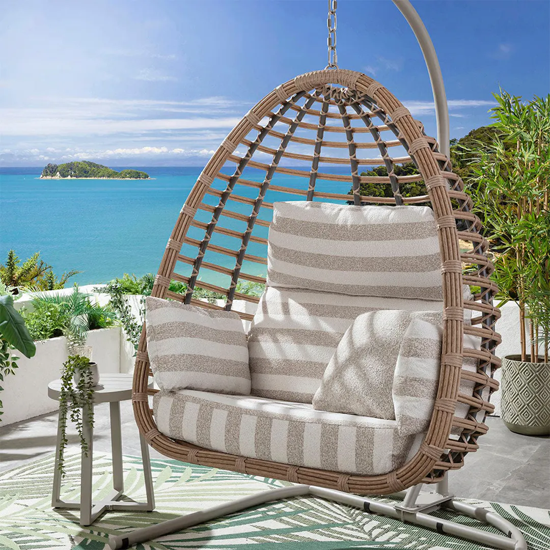 Bali Hanging Egg Chair + Cover 5 Colour Choices