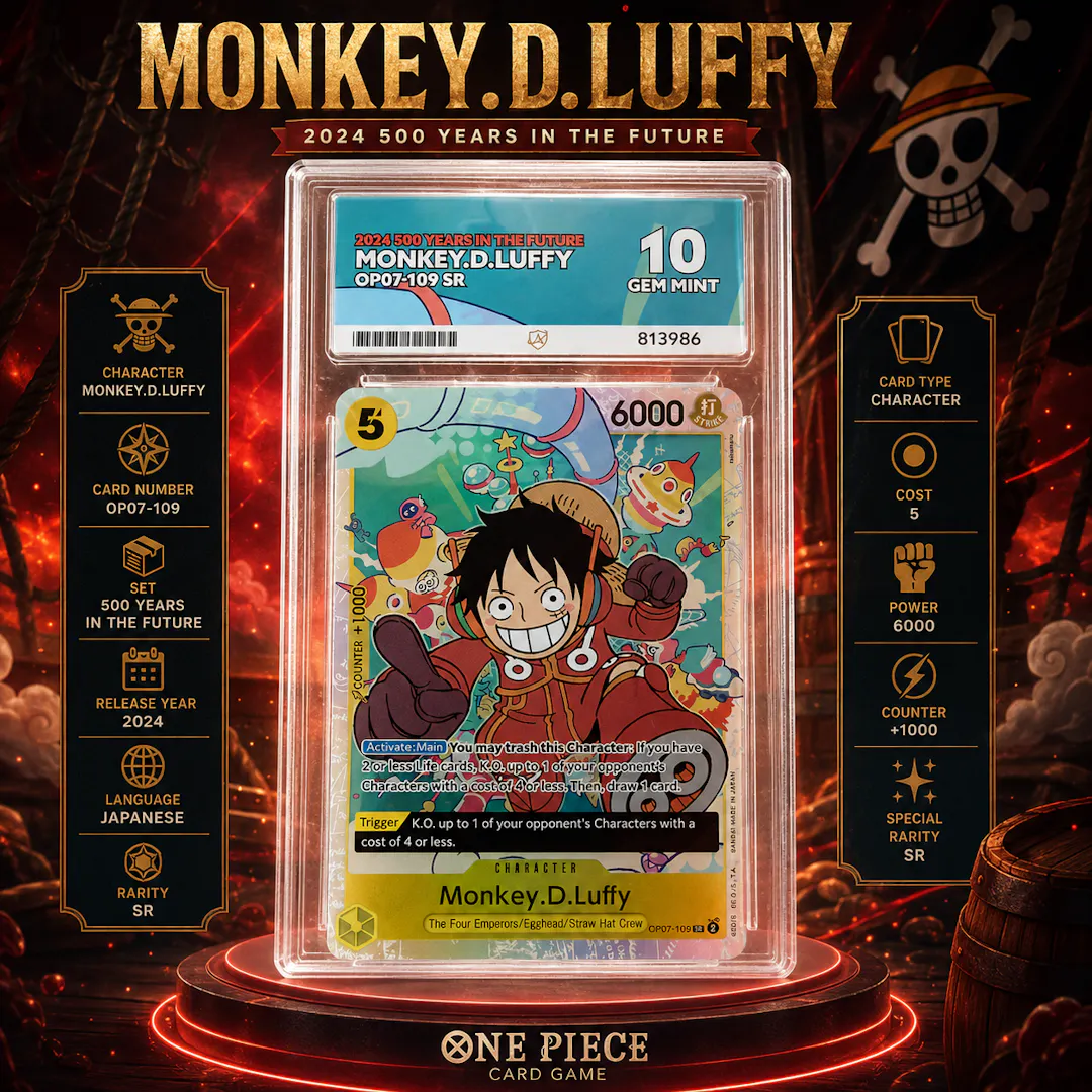 ACE 10 GEM MINT ONE PIECE SIX CARD PREMIUM COLLECTION POKEMON