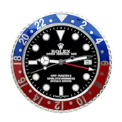 GMT MASTER II PEPSI ROLEX STYLE WALL CLOCK