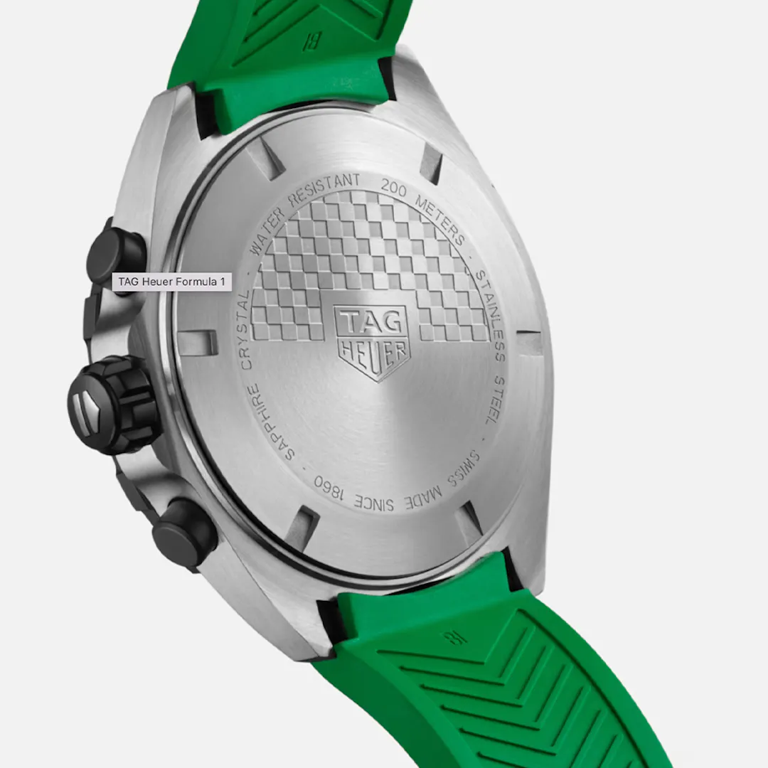 TAG HEUER FORMULA 1 43MM GREEN DIAL WATCH