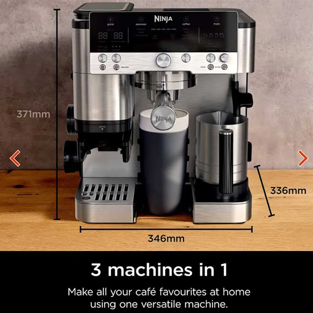 NINJA LUXE ESPRESSO MACHINE, KETTLE & AIRFRYER