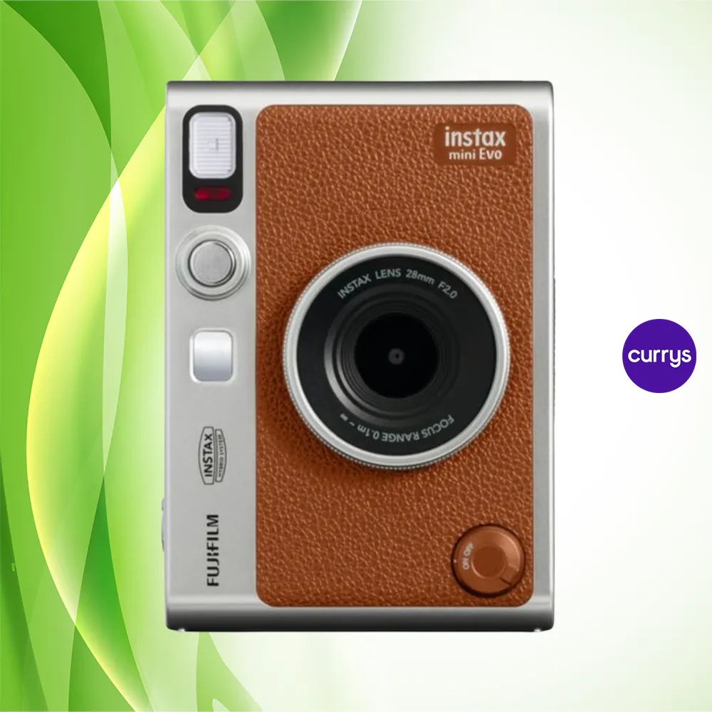 INSTAX MINI EVO DIGITAL INSTANT CAMERA - BROWN