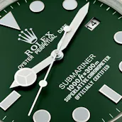 SUBMARINER HULK ROLEX STYLE WALL CLOCK | GREEN