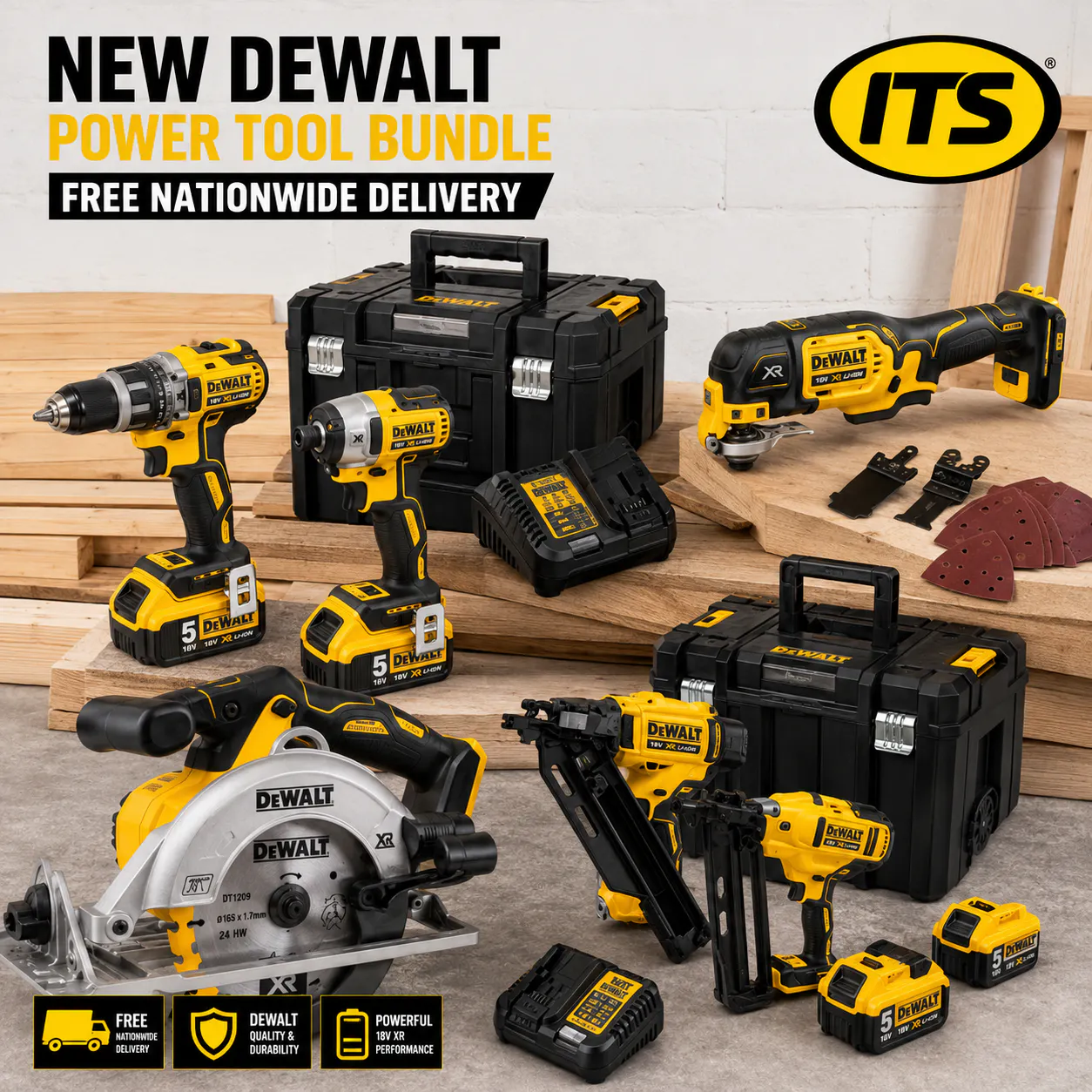 NEW DEWALT POWER TOOL BUNDLE