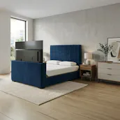 THE ULTIMATE KINGSIZE TV BED BUNDLE - FRAME, MATTRESS & TV