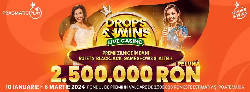 Banner Drops & Winss Live Casino