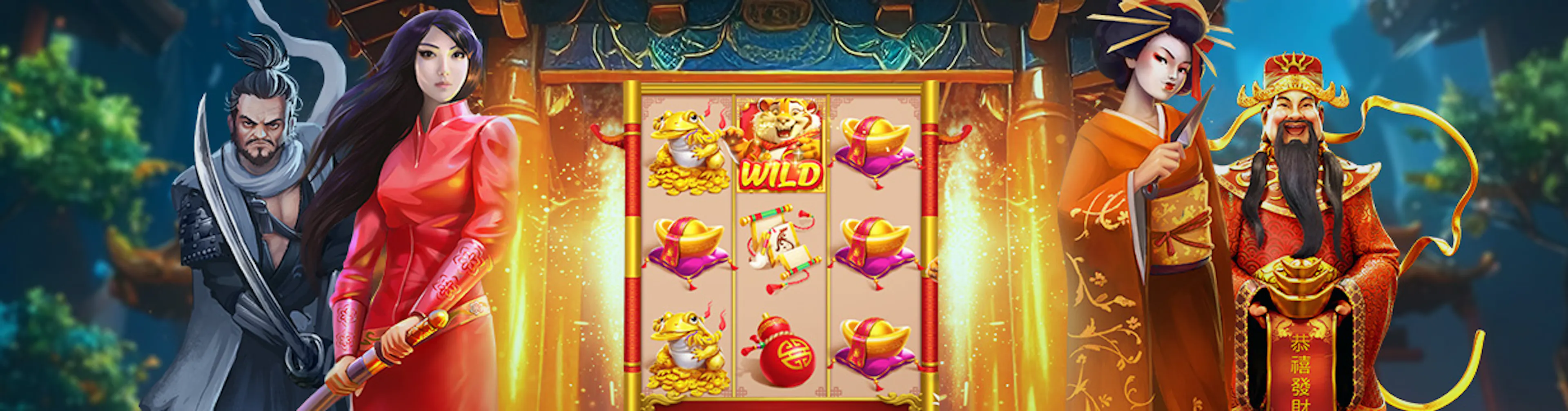 Păcănele cu tematică asiatică