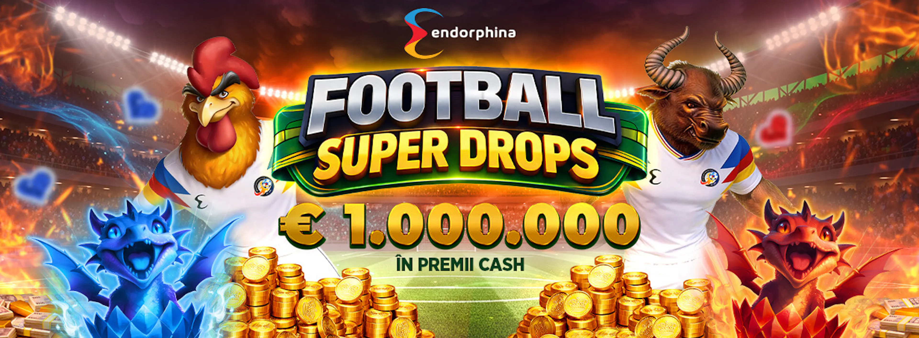 6 WEEKENDURI DE FOTBAL, 1.000.000€ ÎN PREMII CASH!