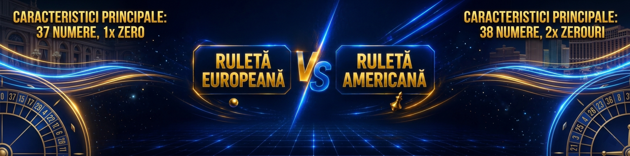 Ruleta americană vs ruleta europeană: cum diferă?