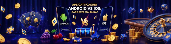Cazinouri online cu aplicații dedicate pentru Android versus iOS