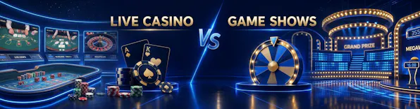 Casino live cu crupier vs game show-uri: ce le diferențiază